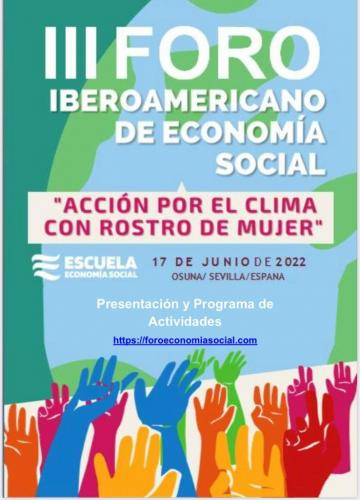 II Foro Iberoamericano de Economía Social. Acción por el Clima con rostro de mujer